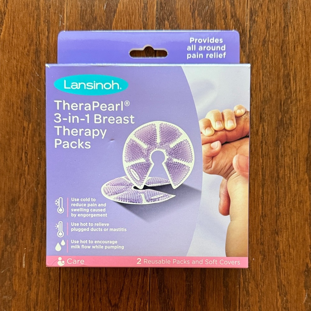 Lansinoh TheraPearl 3-in-1 Breast Therapy Packs